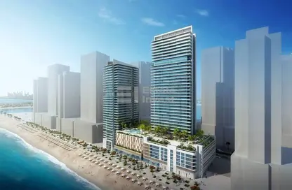 Apartment - 1 Bedroom - 1 Bathroom for sale in Marina Vista - EMAAR Beachfront - Dubai Harbour - Dubai