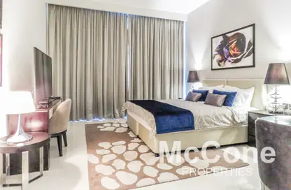 Apartment - 1 Bathroom for sale in Golf Veduta B - Golf Veduta Hotel Apartments - DAMAC Hills - Dubai