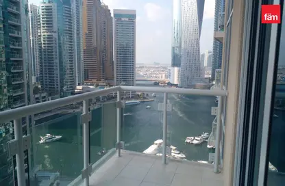 Apartment - 2 Bedrooms - 2 Bathrooms for rent in Al Habtoor Tower - Dubai Marina - Dubai