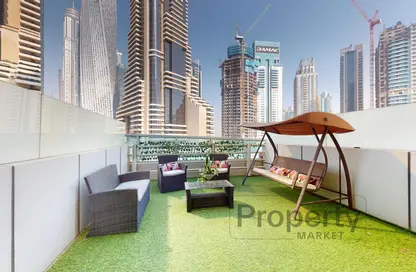 Apartment - 1 Bedroom - 2 Bathrooms for rent in Botanica Tower - Dubai Marina - Dubai