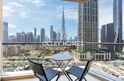 Apartment - 2 Bedrooms - 2 Bathrooms for rent in Burj Views A - Burj Views - Downtown Dubai - Dubai