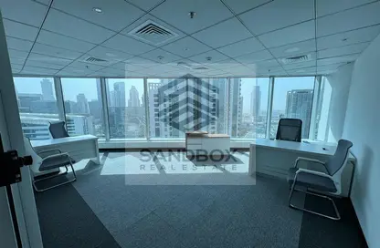 Business Centre - Studio - 2 Bathrooms for rent in The Prime Tower - Business Bay - Dubai