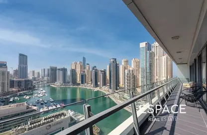 Apartment - 3 Bedrooms - 4 Bathrooms for sale in Silverene Tower A - Silverene - Dubai Marina - Dubai