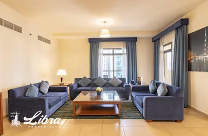 Apartment - 2 Bedrooms - 3 Bathrooms for rent in Roda Amwaj Suites - Amwaj - Jumeirah Beach Residence - Dubai