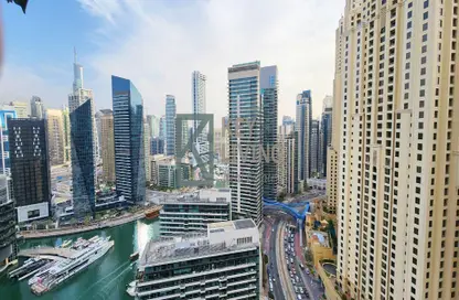 Apartment - 1 Bathroom for rent in Bay Central West - Bay Central - Dubai Marina - Dubai