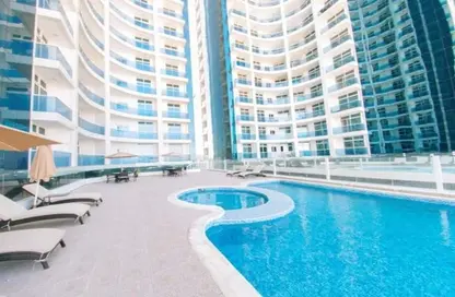 Apartment - 1 Bedroom - 2 Bathrooms for rent in Oasis Tower - Al Rashidiya 1 - Al Rashidiya - Ajman