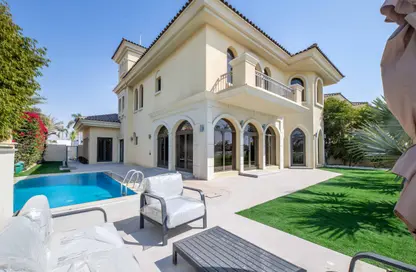 Villa - 5 Bedrooms - 7 Bathrooms for rent in Garden Homes Frond D - Garden Homes - Palm Jumeirah - Dubai