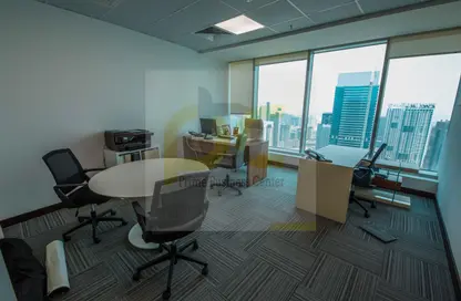 Business Centre - Studio - 3 Bathrooms for rent in The Prime Tower - Business Bay - Dubai