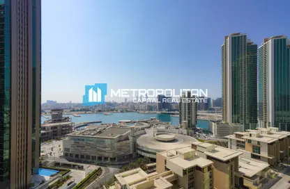 Apartment - 1 Bedroom - 2 Bathrooms for rent in Marina Blue Tower - Marina Square - Al Reem Island - Abu Dhabi