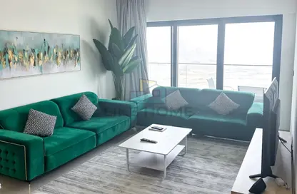 Living Room image for: Apartment - 1 Bedroom - 2 Bathrooms for rent in Binghatti Creek - Al Jaddaf - Dubai, Image 1