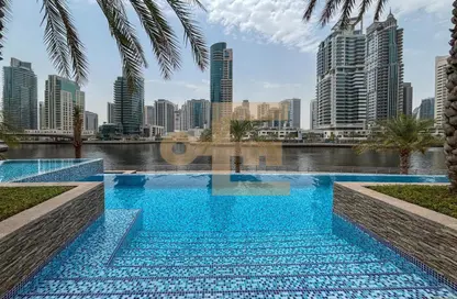 Apartment - 1 Bedroom - 1 Bathroom for rent in Blakely Tower - Park Island - Dubai Marina - Dubai