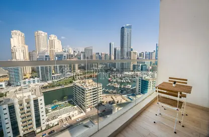 Apartment - Studio - 1 Bathroom for rent in Studio One - Dubai Marina - Dubai