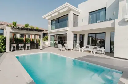 Villa - 4 Bedrooms - 5 Bathrooms for rent in Entertainment Foyer - Mediterranean Clusters - Jumeirah Islands - Dubai