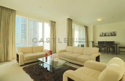 Apartment - 2 Bedrooms - 3 Bathrooms for rent in Al Bateen Residences - Jumeirah Beach Residence - Dubai