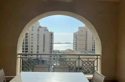 Apartment - 1 Bedroom - 2 Bathrooms for rent in Golden Mile 7 - Golden Mile - Palm Jumeirah - Dubai