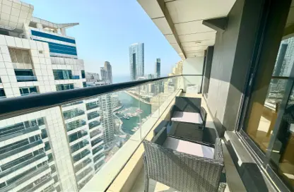 Apartment - 1 Bedroom - 2 Bathrooms for rent in Escan Tower - Dubai Marina - Dubai