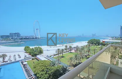 Apartment - 2 Bedrooms - 3 Bathrooms for rent in Al Bateen Residences - Jumeirah Beach Residence - Dubai