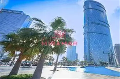 Office Space - Studio - 1 Bathroom for rent in Sky Tower - Shams Abu Dhabi - Al Reem Island - Abu Dhabi