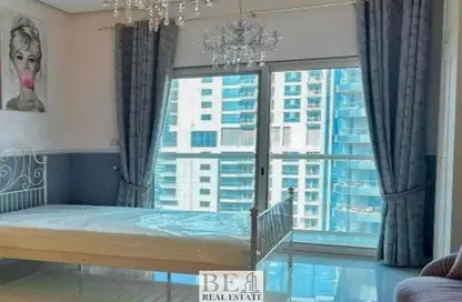 Apartment - Studio - 1 Bathroom for rent in Marina View Tower A - Marina View - Dubai Marina - Dubai