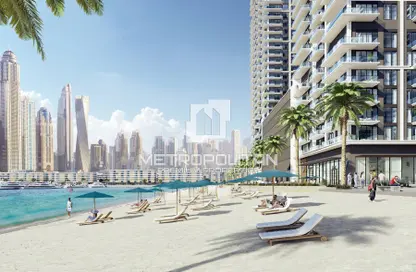 Apartment - 1 Bedroom - 1 Bathroom for sale in Beach Mansion - EMAAR Beachfront - Dubai Harbour - Dubai