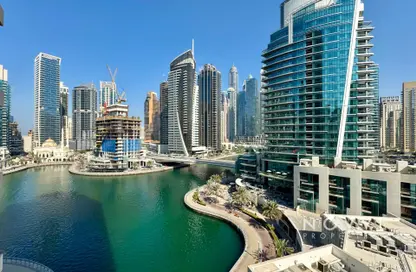 Apartment - 1 Bedroom - 1 Bathroom for rent in Time Place Tower - Dubai Marina - Dubai