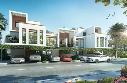 Townhouse - 4 Bedrooms - 4 Bathrooms for sale in Costa Brava 1 - Costa Brava at DAMAC Lagoons - Damac Lagoons - Dubai