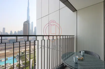 Balcony image for: Apartment - 2 Bedrooms - 2 Bathrooms for rent in Downtown Views II Tower 2 - Downtown Views II - Downtown Dubai - Dubai, Image 1