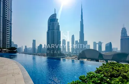 Apartment - 2 Bedrooms - 2 Bathrooms for rent in The Address Residence Fountain Views 1 - The Address Residence Fountain Views - Downtown Dubai - Dubai