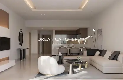 Living Room image for: Apartment - 3 Bedrooms - 3 Bathrooms for sale in Sky Hills Residence - Al Barsha South - Al Barsha - Dubai, Image 1