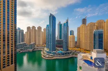 Apartment - 1 Bedroom - 2 Bathrooms for rent in Dubai Marina Moon - Dubai Marina - Dubai