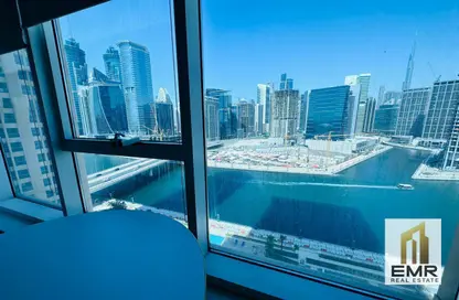 Office Space - Studio - 1 Bathroom for rent in Churchill Executive Tower - Churchill Towers - Business Bay - Dubai