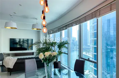 Apartment - 1 Bedroom - 2 Bathrooms for rent in Beauport Tower - Marina Promenade - Dubai Marina - Dubai