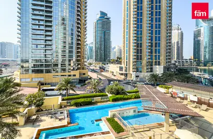 Apartment - 3 Bedrooms - 4 Bathrooms for rent in Al Yass Tower - Emaar 6 Towers - Dubai Marina - Dubai