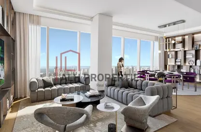 Living Room image for: Duplex - 2 Bedrooms - 3 Bathrooms for sale in SO and  Uptown - Uptown Dubai - Jumeirah Lake Towers - Dubai, Image 1