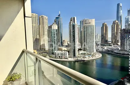 Villa - 1 Bedroom - 2 Bathrooms for rent in Marina View Tower A - Marina View - Dubai Marina - Dubai