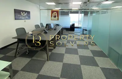 Office Space - Studio - 1 Bathroom for rent in Churchill Towers - Business Bay - Dubai