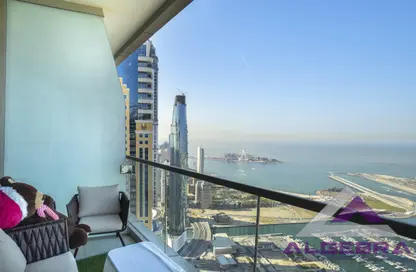 Apartment - 1 Bedroom - 2 Bathrooms for rent in Ocean Heights - Dubai Marina - Dubai