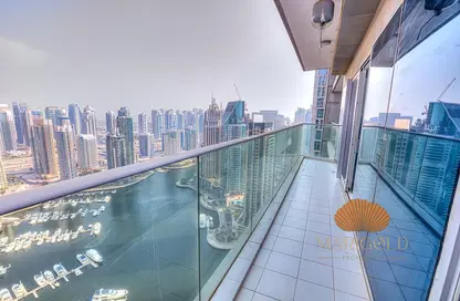 Apartment - 3 Bedrooms - 4 Bathrooms for rent in Damac Heights - Dubai Marina - Dubai