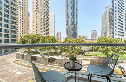 Apartment - 1 Bedroom - 1 Bathroom for rent in Fairfield Tower - Park Island - Dubai Marina - Dubai