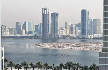 Water View image for: Apartment - 2 Bedrooms - 2 Bathrooms for rent in Al Hafeet Tower - Al Khan - Sharjah, Image 1
