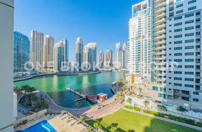 Apartment - Studio - 1 Bathroom for sale in Marina View Tower A - Marina View - Dubai Marina - Dubai