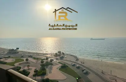 Apartment - 3 Bedrooms - 4 Bathrooms for rent in Ajman Corniche Residences - Ajman Corniche Road - Ajman