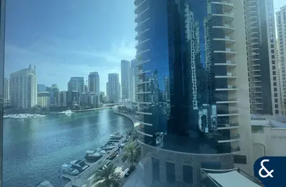 Apartment - 1 Bedroom - 1 Bathroom for rent in Beauport Tower - Marina Promenade - Dubai Marina - Dubai