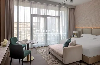 Apartment - 1 Bathroom for rent in Intercontinental Residences Business Bay - Business Bay - Dubai