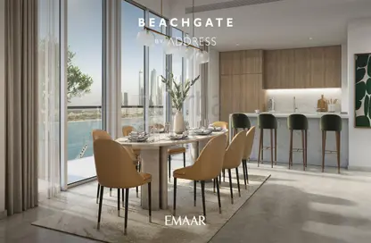 Penthouse - 4 Bedrooms - 5 Bathrooms for sale in Beachgate by Address - EMAAR Beachfront - Dubai Harbour - Dubai