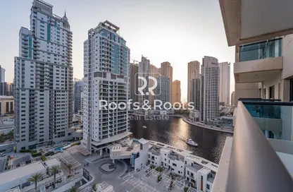 Apartment - 1 Bedroom - 2 Bathrooms for rent in Time Place Tower - Dubai Marina - Dubai