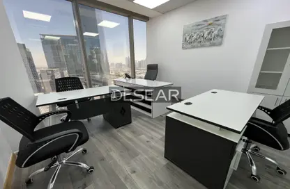 Office Space - Studio - 2 Bathrooms for rent in Al Saqr Business Tower - Sheikh Zayed Road - Dubai