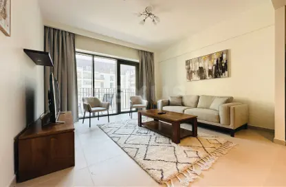 Living Room image for: Apartment - 1 Bedroom - 1 Bathroom for sale in Bayshore - Creek Beach - Dubai Creek Harbour (The Lagoons) - Dubai, Image 1