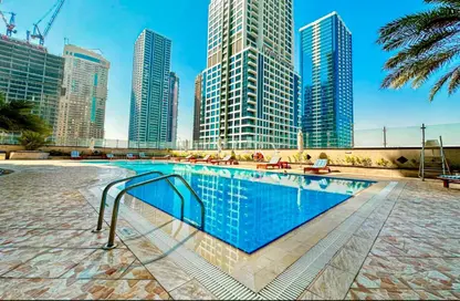 Apartment - 1 Bathroom for rent in Lake View Tower - JLT Cluster B - Jumeirah Lake Towers - Dubai