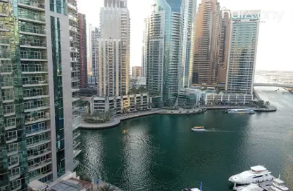 Apartment - 2 Bedrooms - 2 Bathrooms for rent in Al Habtoor Tower - Dubai Marina - Dubai